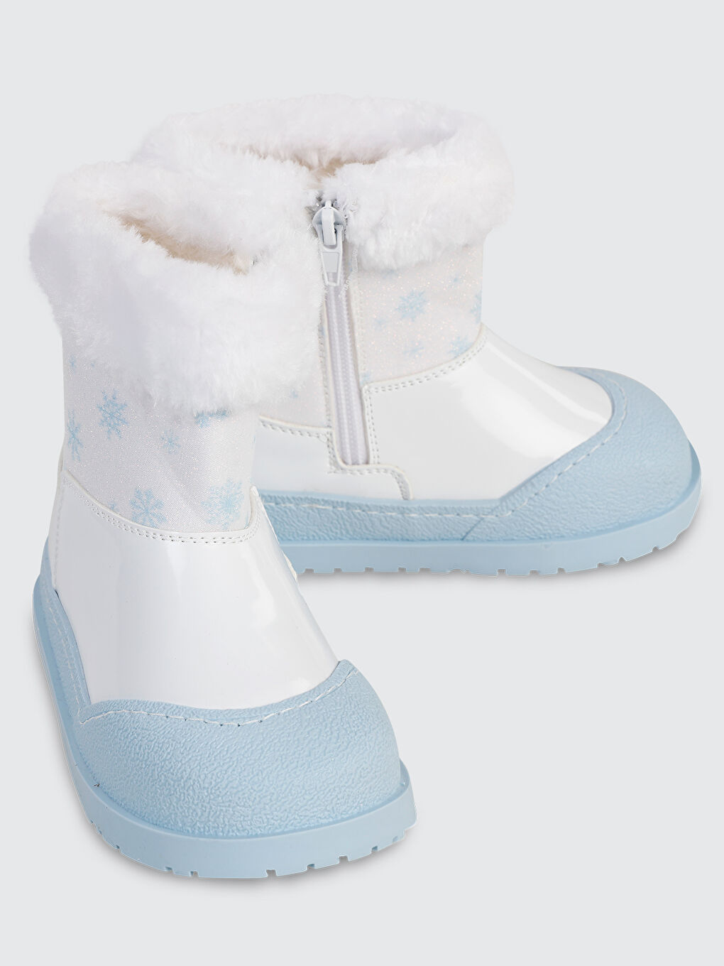 Boots Kız Çocuk Bot 26-30 Numara Beyaz-Mavi