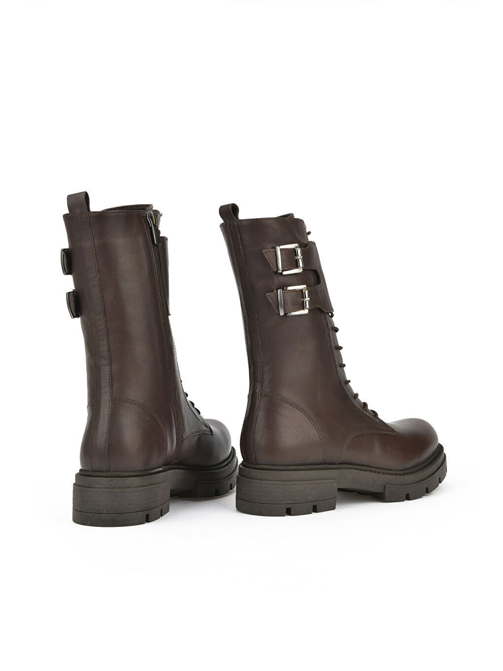 Kahverengi Kadın Hakiki Deri Bot 14319Z66382 Kahve-2