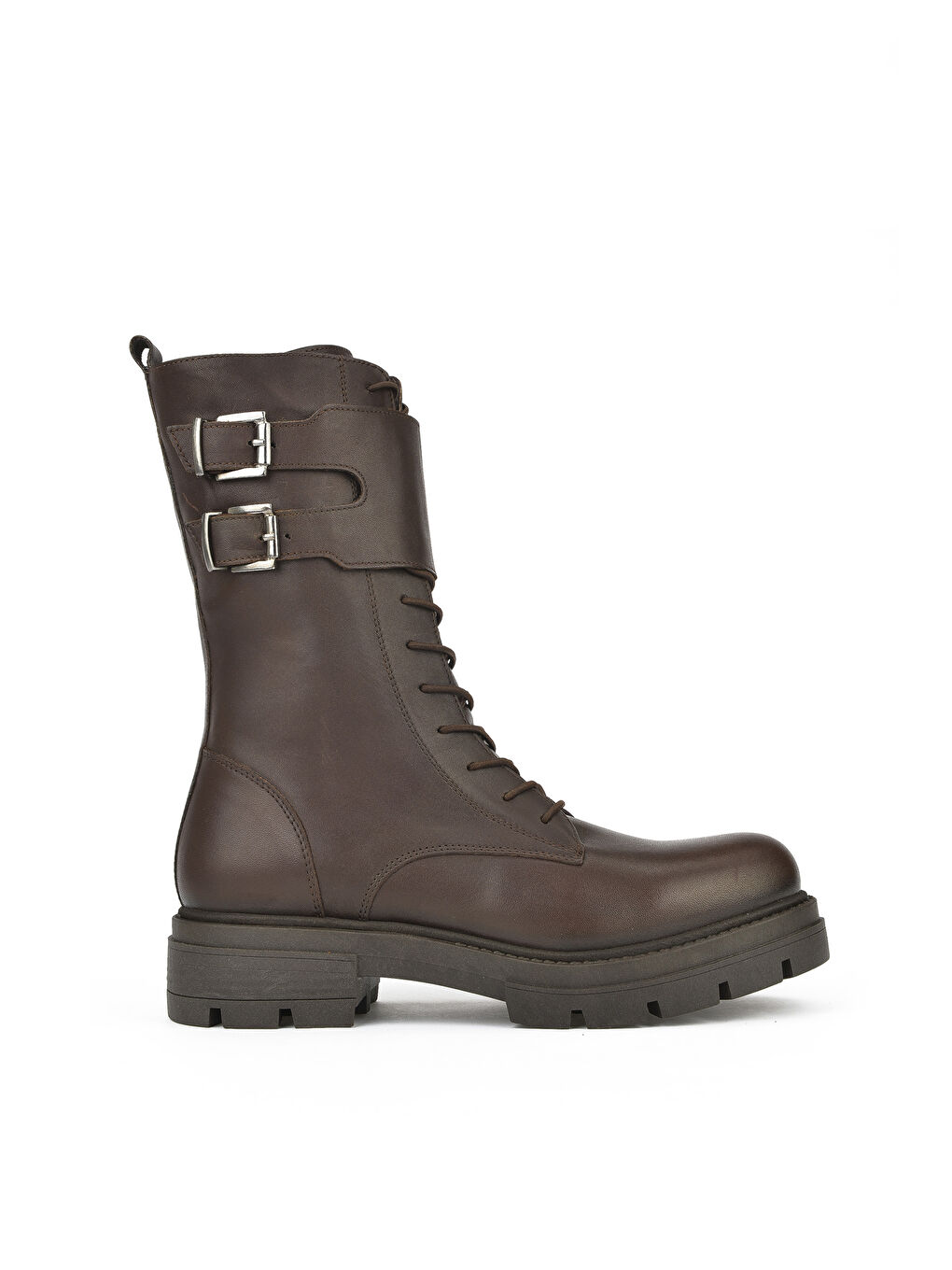 Kahverengi Kadın Hakiki Deri Bot 14319Z66382 Kahve-4