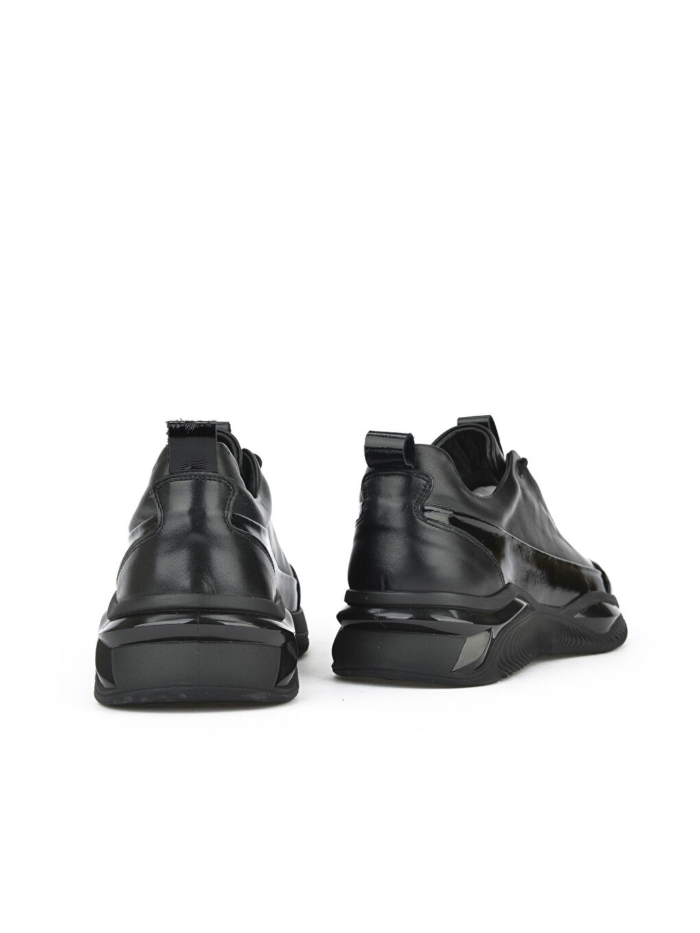 Erkek Hakiki Deri Sneaker 1431042Z6155 Siyah-2