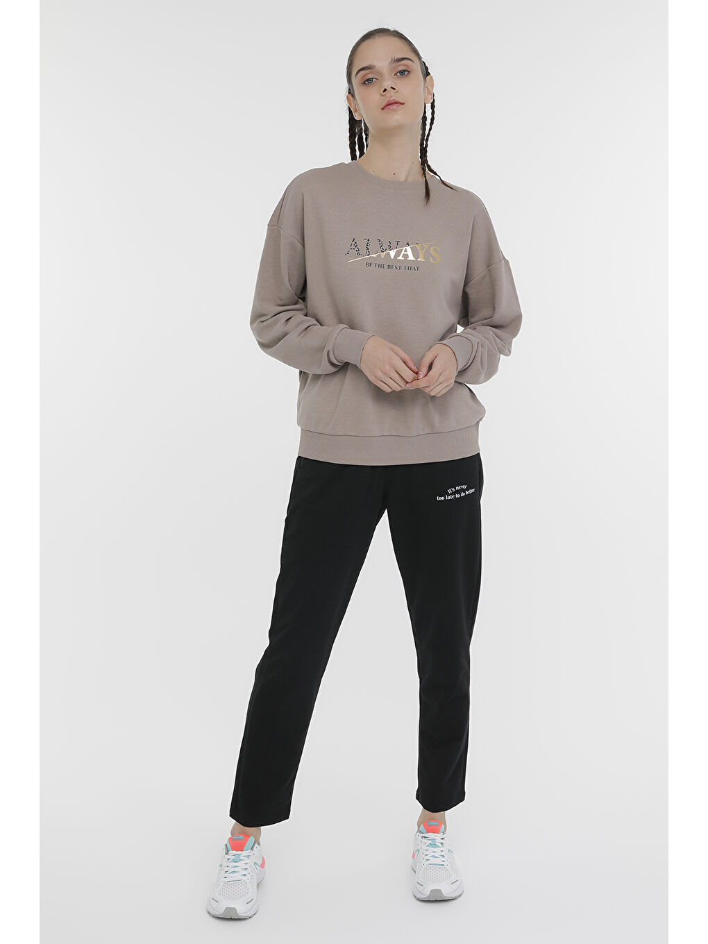 Kinetix Vizon WL DELLA 16GD22 3PR Vizon Kadın Sweatshirt - 2