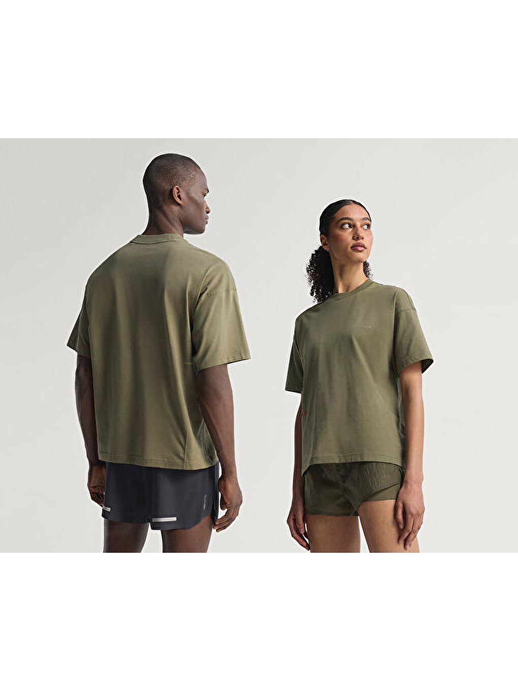 Adi365 Hk T Uf Unisex Koşu Tişörtü Ka8984 Haki-1