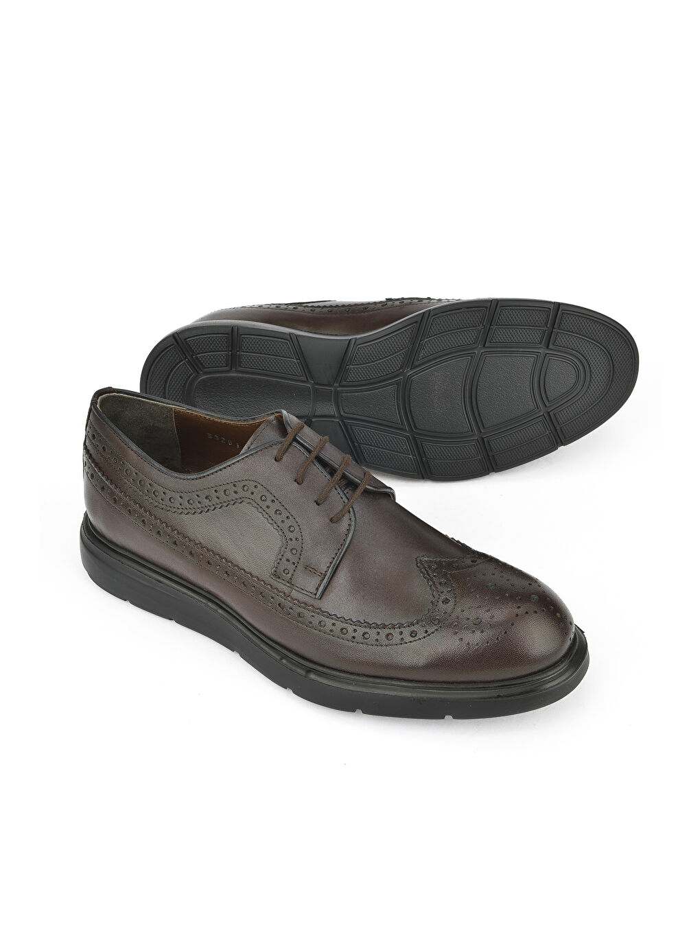 Kahverengi Erkek Hakiki Deri Ayakkabı 14319Z33281 Kahve-1