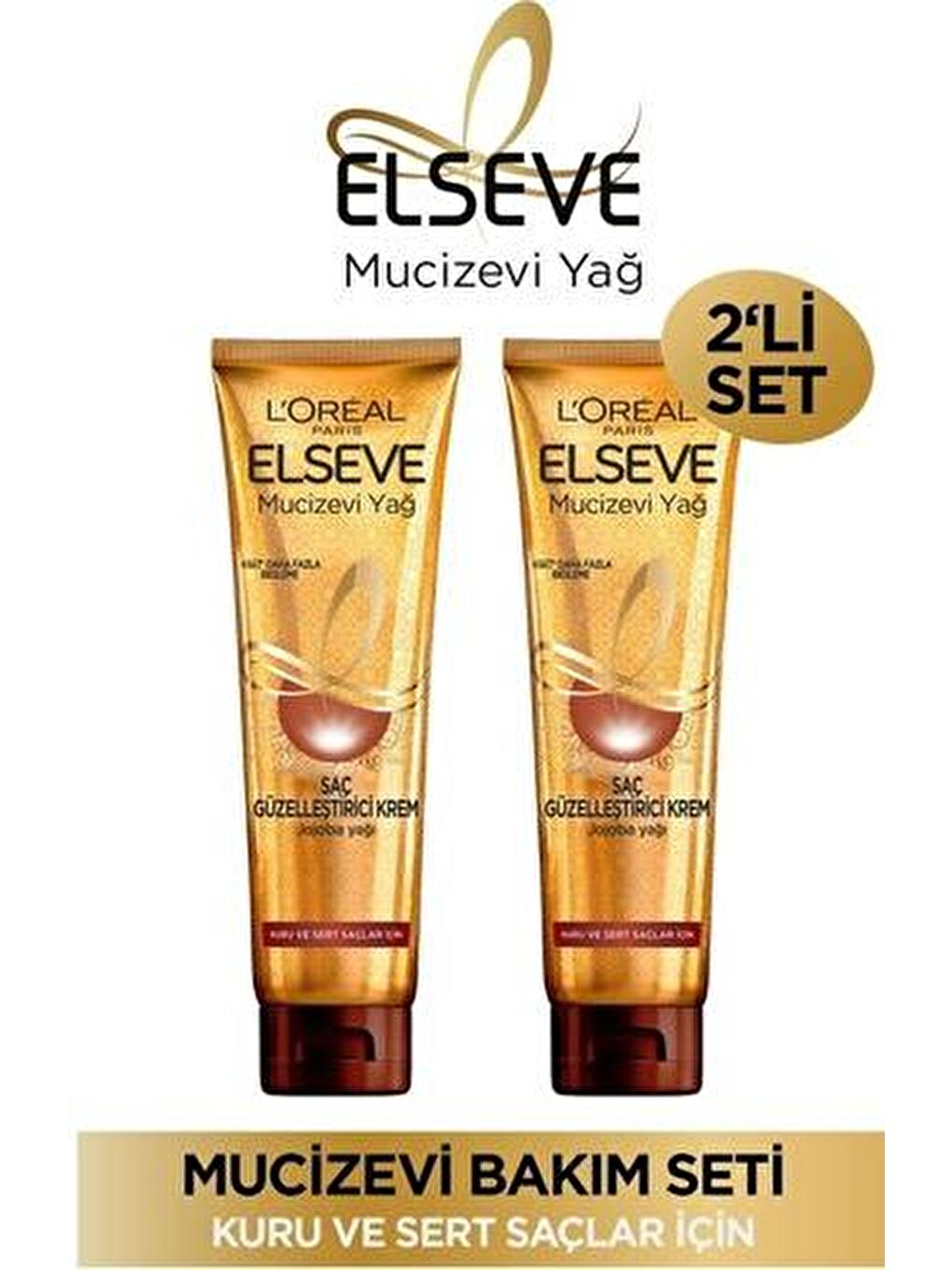 Elseve Mucizevi Yağ Saç Güzelleştirici Krem 150 ml x 2 Adet