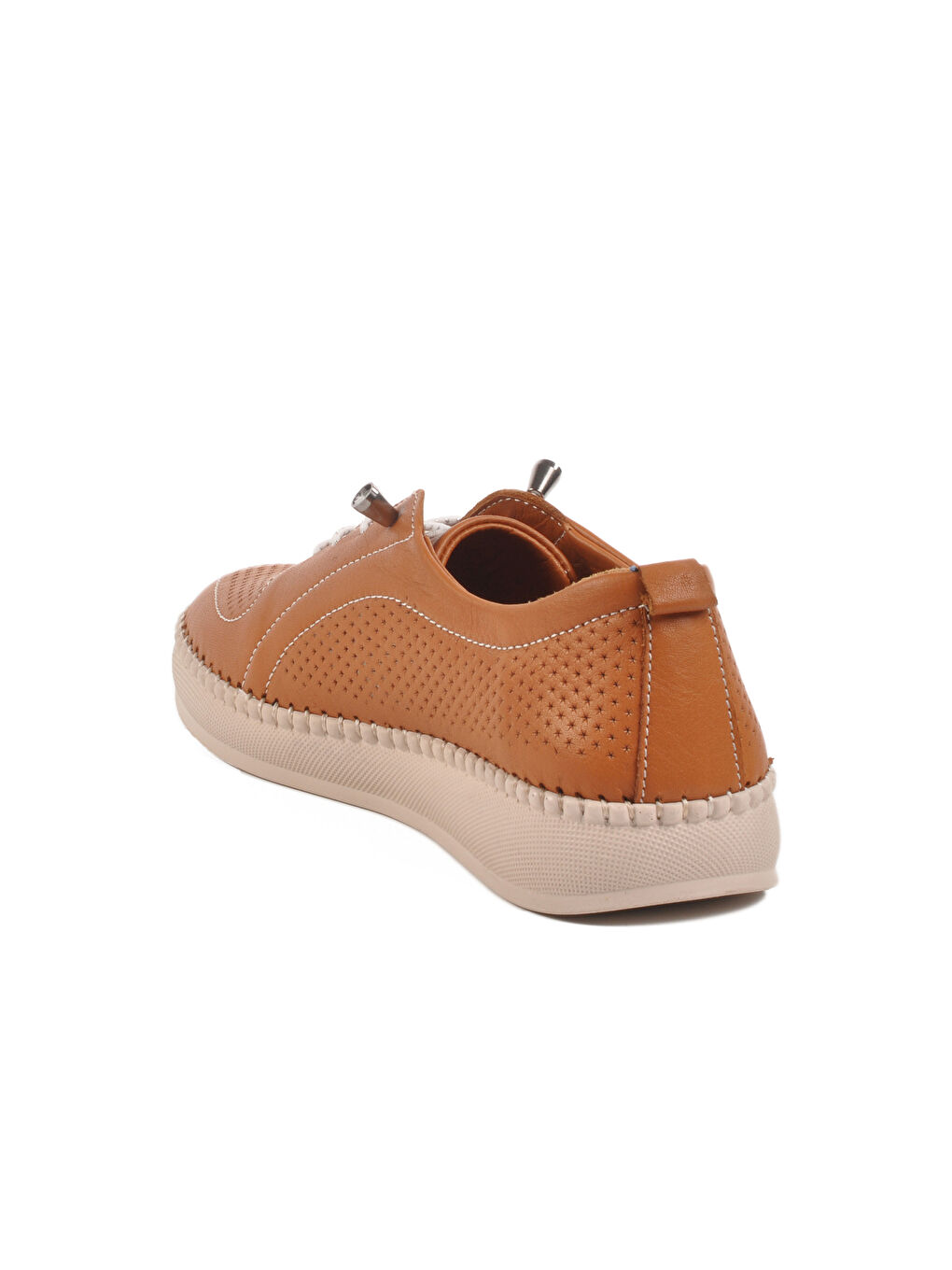Kahverengi Taba Hakiki Deri Kadın Casual Ayakkabı 212 Z-3