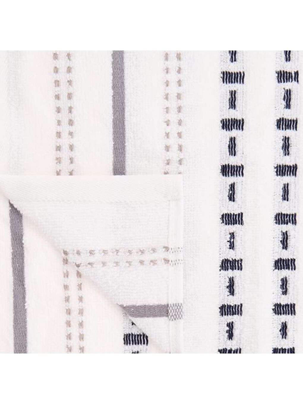 Soft Karel 2'li Havlu Seti - Ekru - 30x30 cm-1