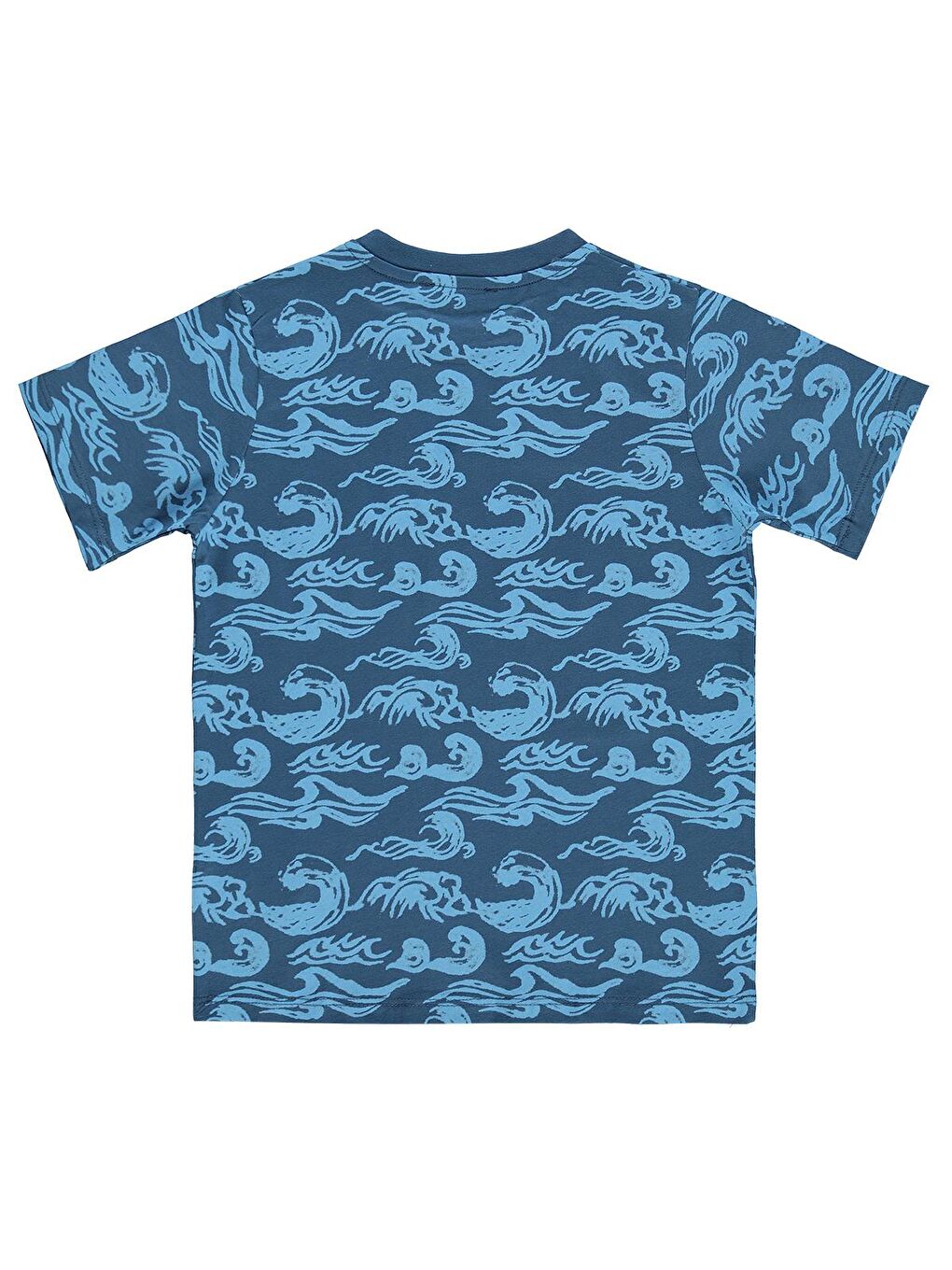 Petrol Boys Beach Baskılı 6-9 Yaş Tişört - Yeşil-1