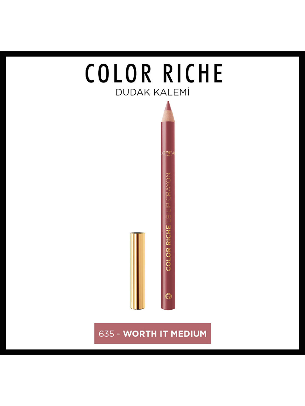 Color Riche Dudak Kalemi - 635 Worth It Medium