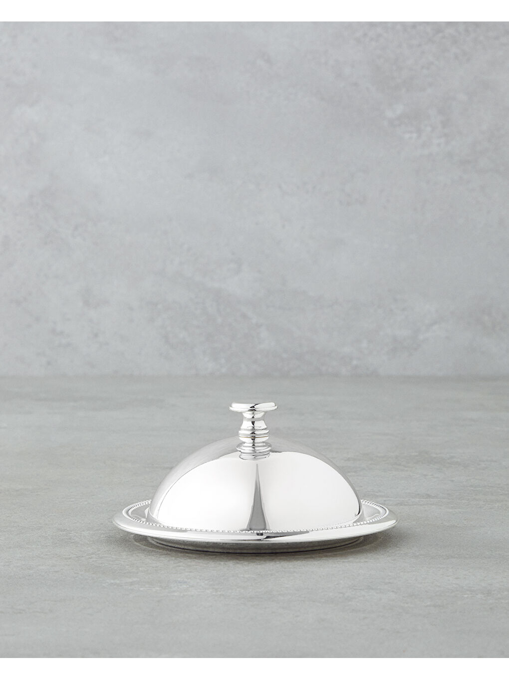 Gri Reflection Metal Kapaklı Sunumluk 13 cm Silver