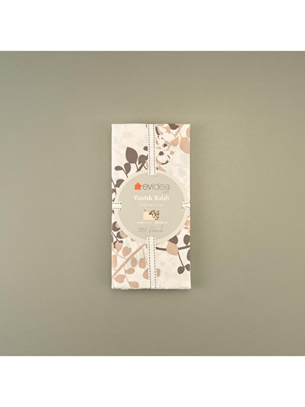 Soft Gren 2'li Yastık Kılıfı - Beyaz / Gri - 50x70 cm-1