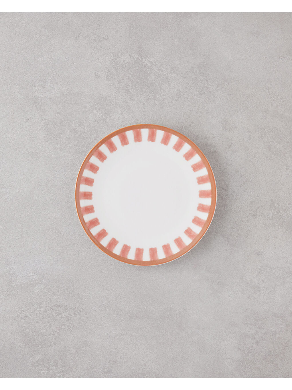 Beyaz Summer Lines Porselen Kahvaltı ve Sunum Seti 18 Parça 6 Kişilik Renkli-5