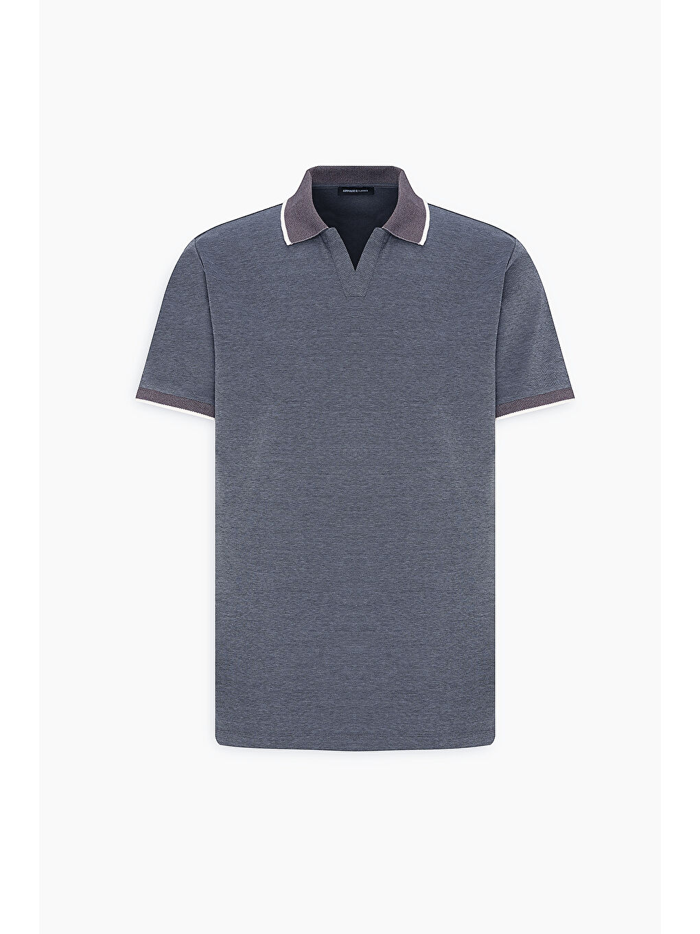 Erkek Antrasit Slim Fit Dar Kesim Pamuklu Polo Yaka Tişört-5