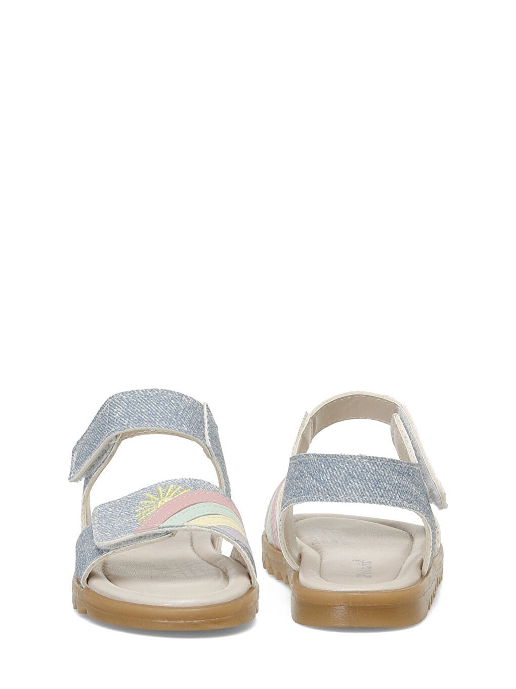 SUUP.B5FX Mavi Kız Bebek Sandalet-4