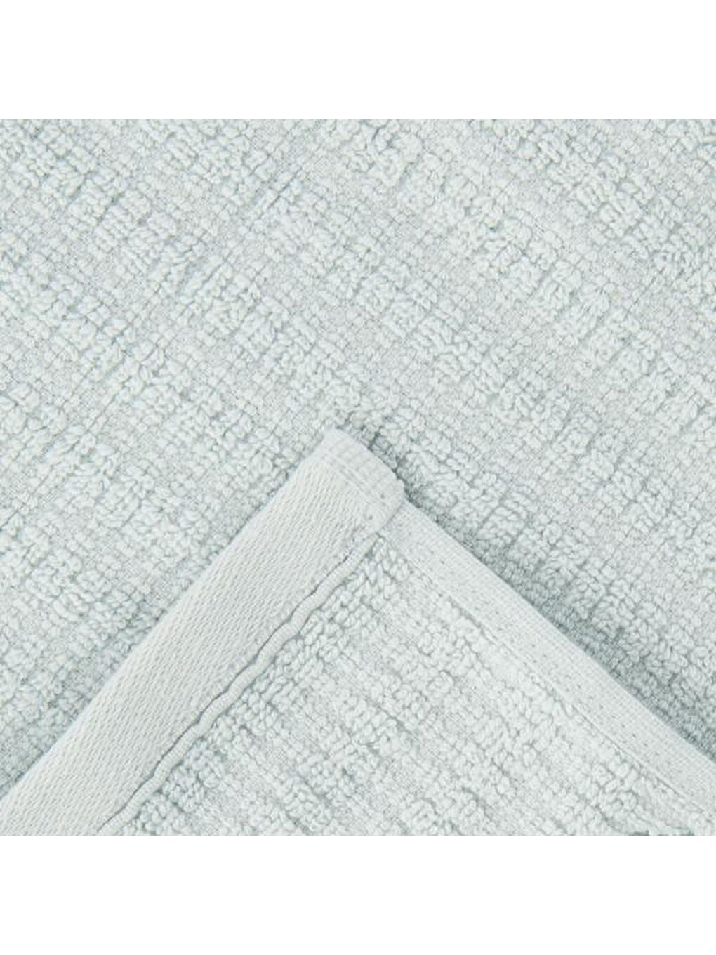 Evidea Soft Stripe 2'li Havlu Seti - Mavi - 30x30 cm - 2
