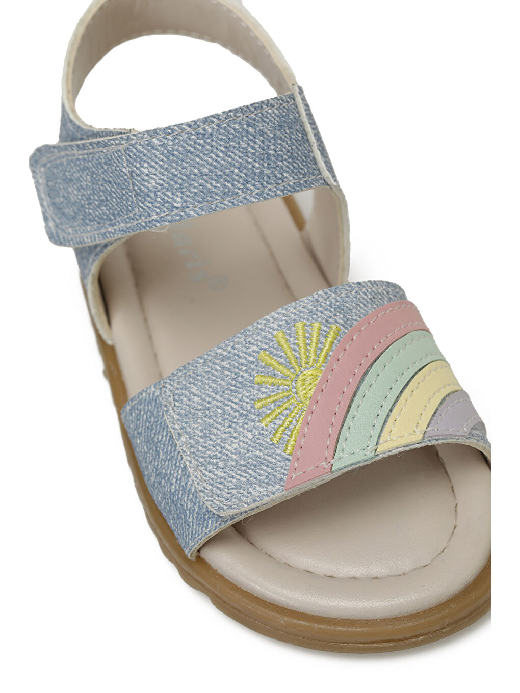 SUUP.B5FX Mavi Kız Bebek Sandalet-6