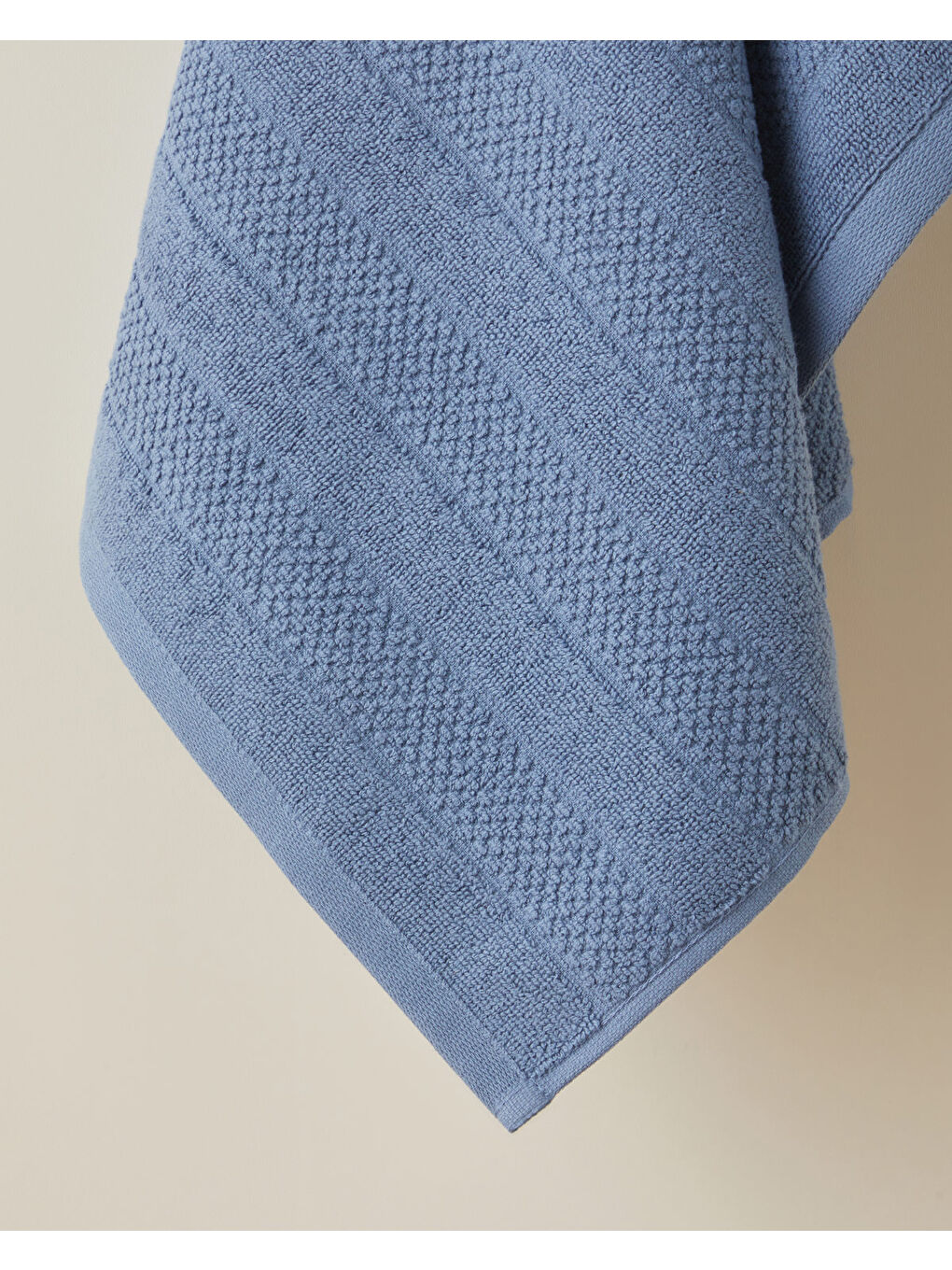 Sandy Stripe Pamuk Yüz Havlusu 50x80 cm Lacivert-1