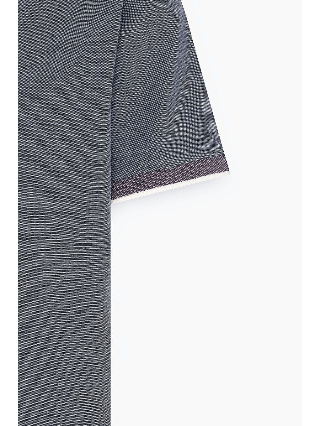 Erkek Antrasit Slim Fit Dar Kesim Pamuklu Polo Yaka Tişört-7