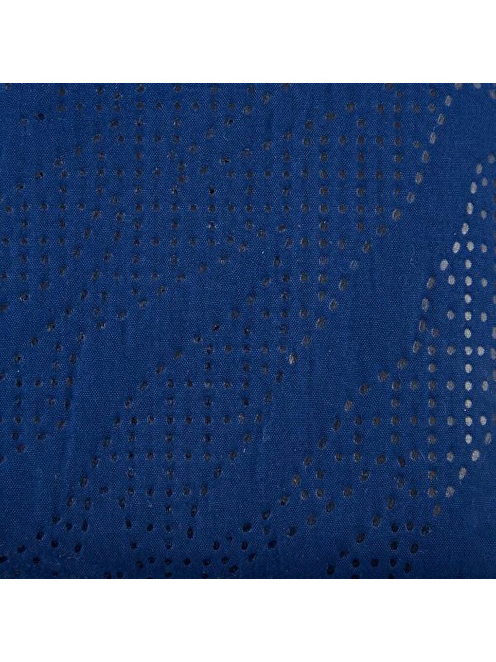 Soft Retro Çift Kişilik Yatak Örtüsü - Lacivert - 180x230 cm-2