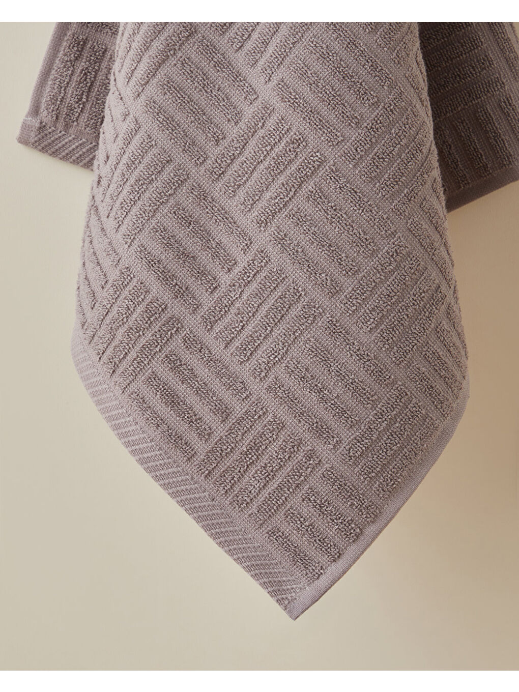 Kahverengi Panera Pamuk Yüz Havlusu 50x85 cm Sisli Kahve-1