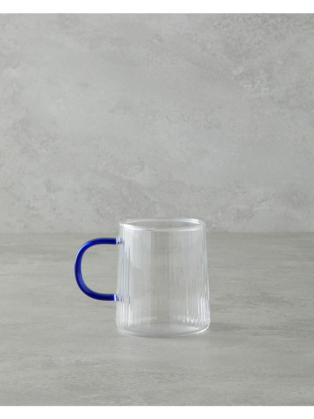 Starlit Borosilikat Kupa 320 ml Mavi