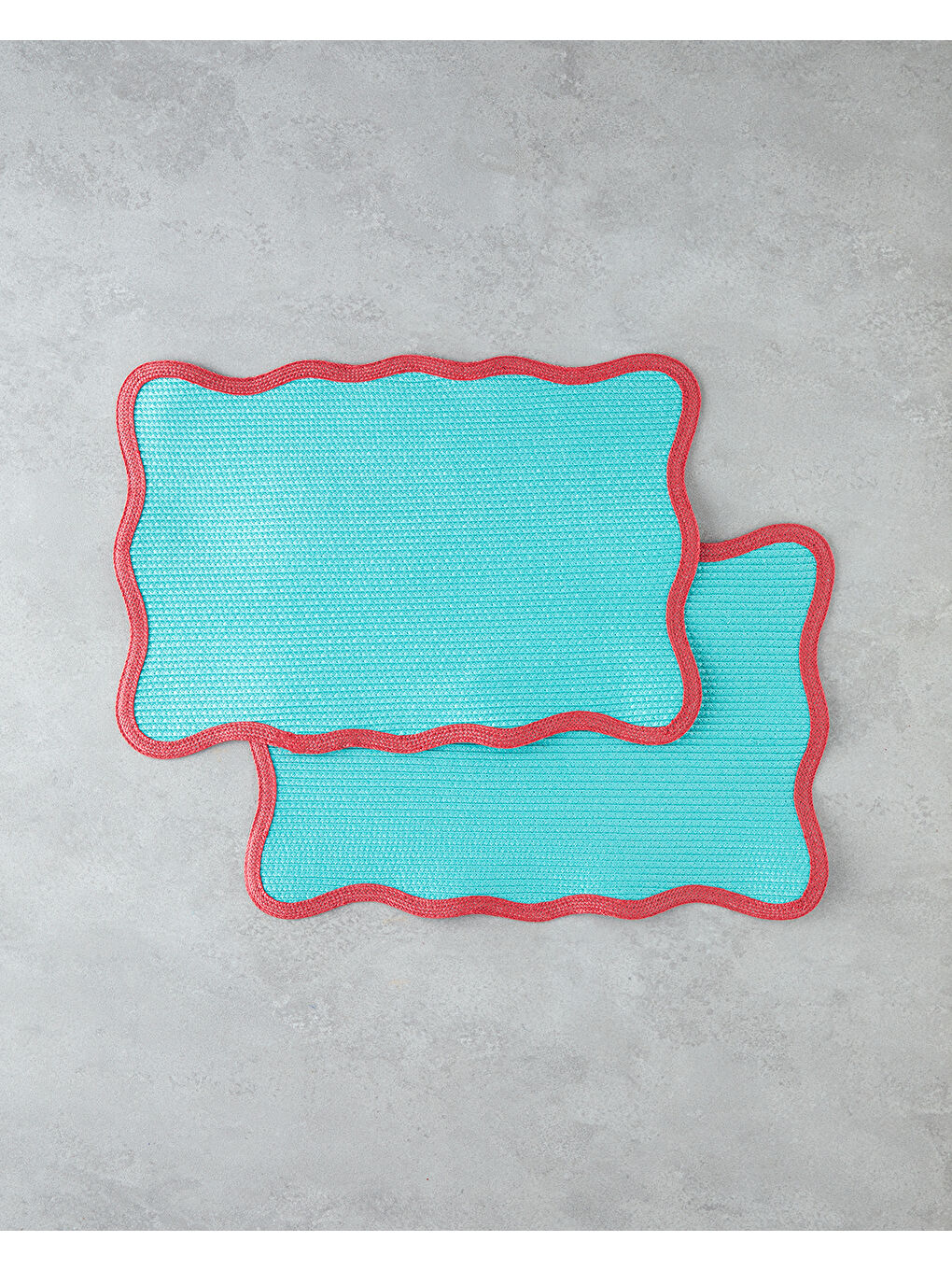 Daydream PP 2'li Amerikan Servis 30x45 cm Mavi - Pembe