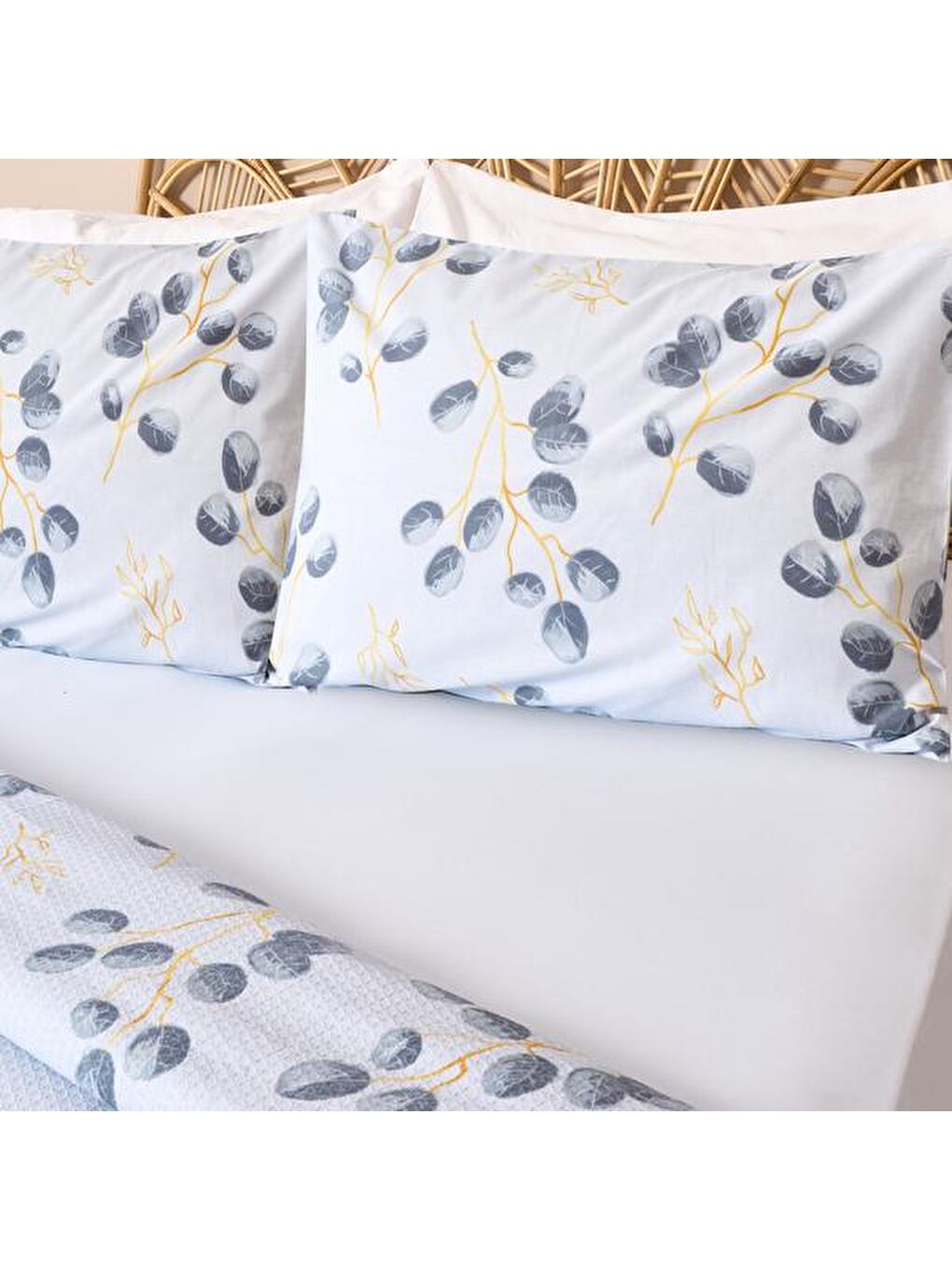 Soft Caerulus Tek Kişilik Pike Takımı - Mavi-3