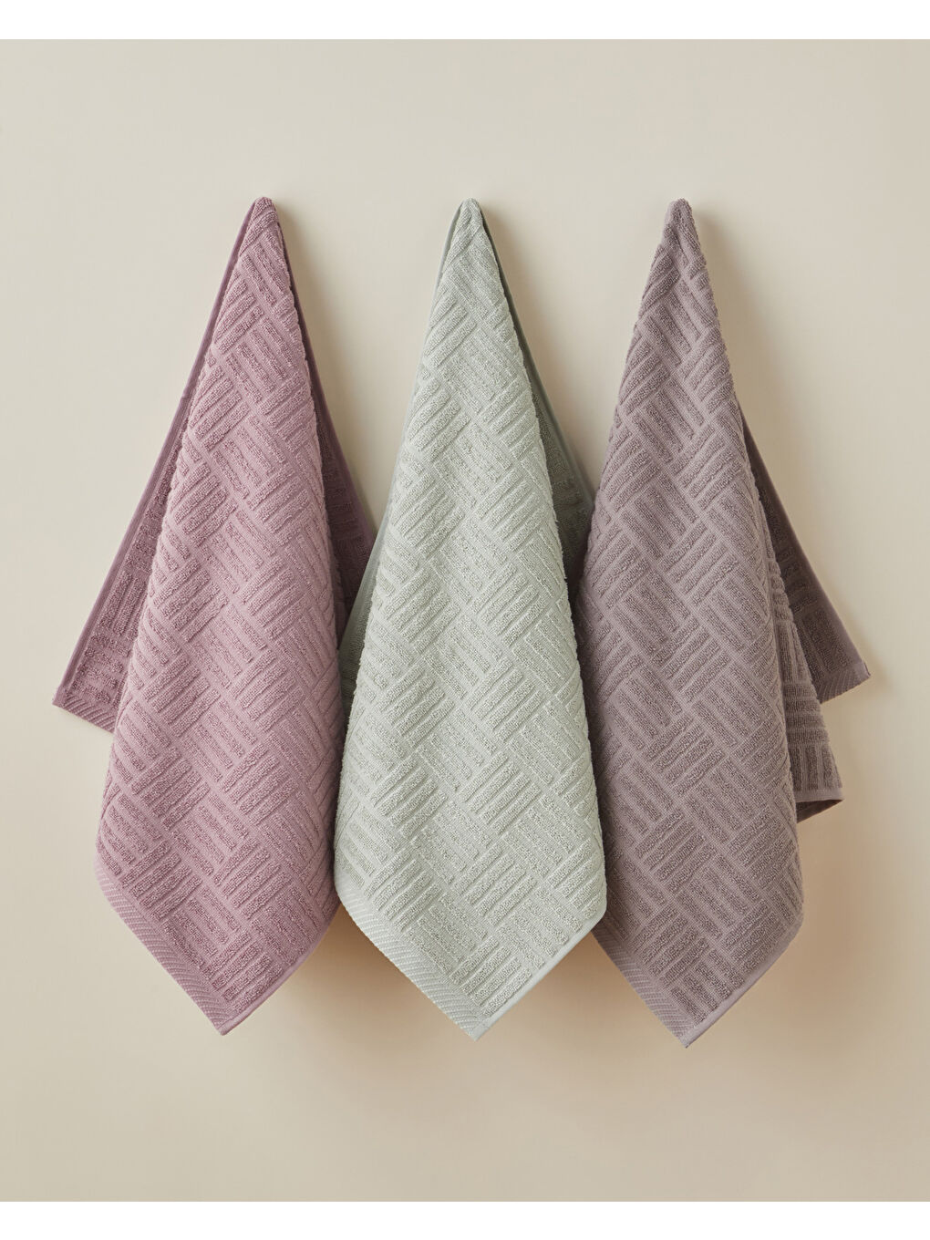 Panera Pamuk Yüz Havlusu 50x85 cm Mor-2