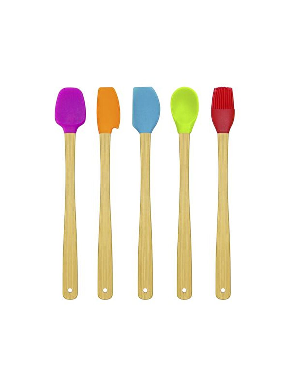 Karışık İndigo 5'li Spatula Seti - 25 cm