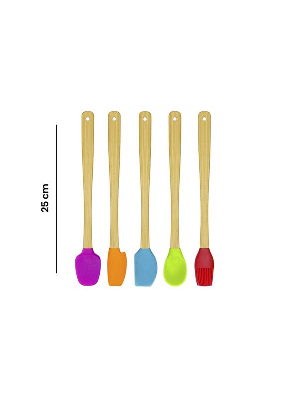 Karışık İndigo 5'li Spatula Seti - 25 cm-3