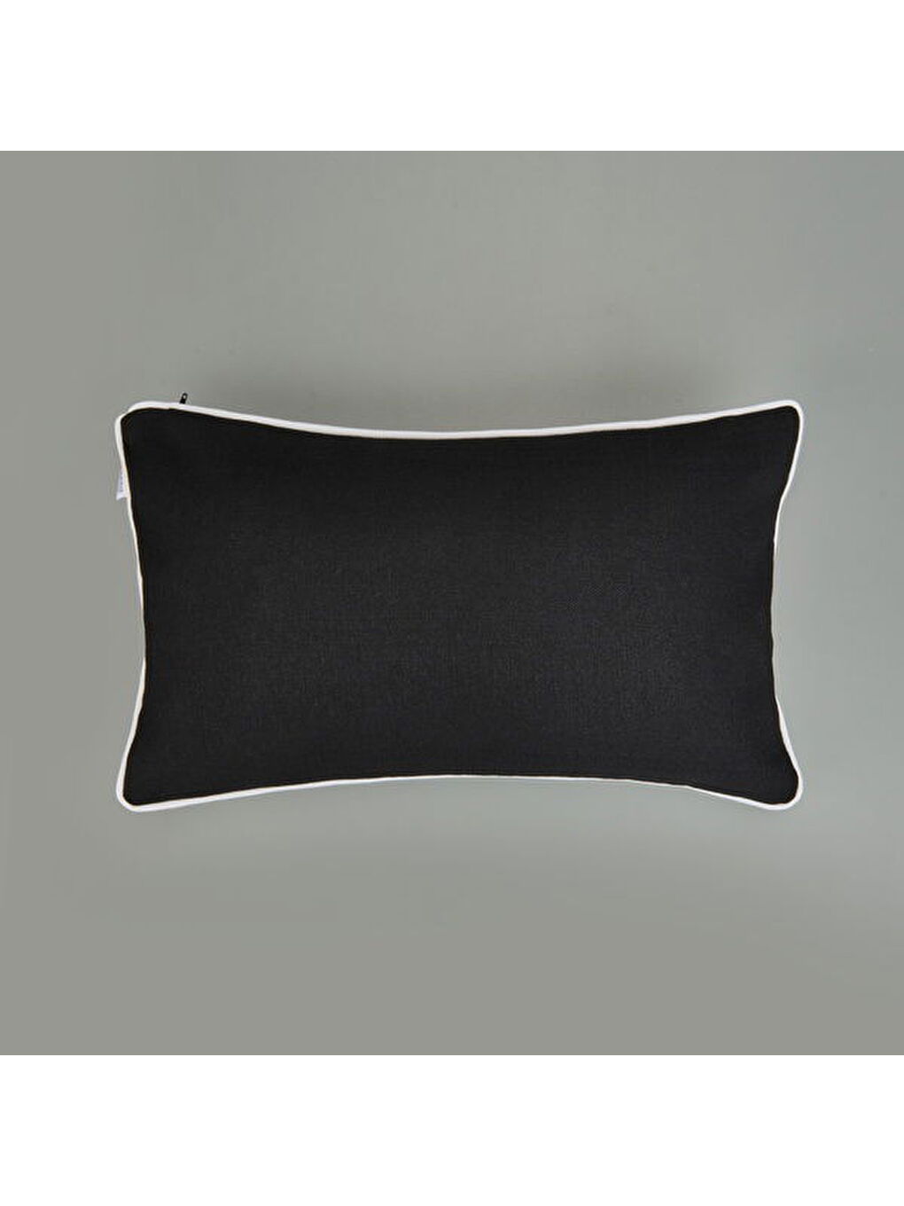 Soft Ethnic Biyeli Kırlent - Siyah - 30x50 cm-3