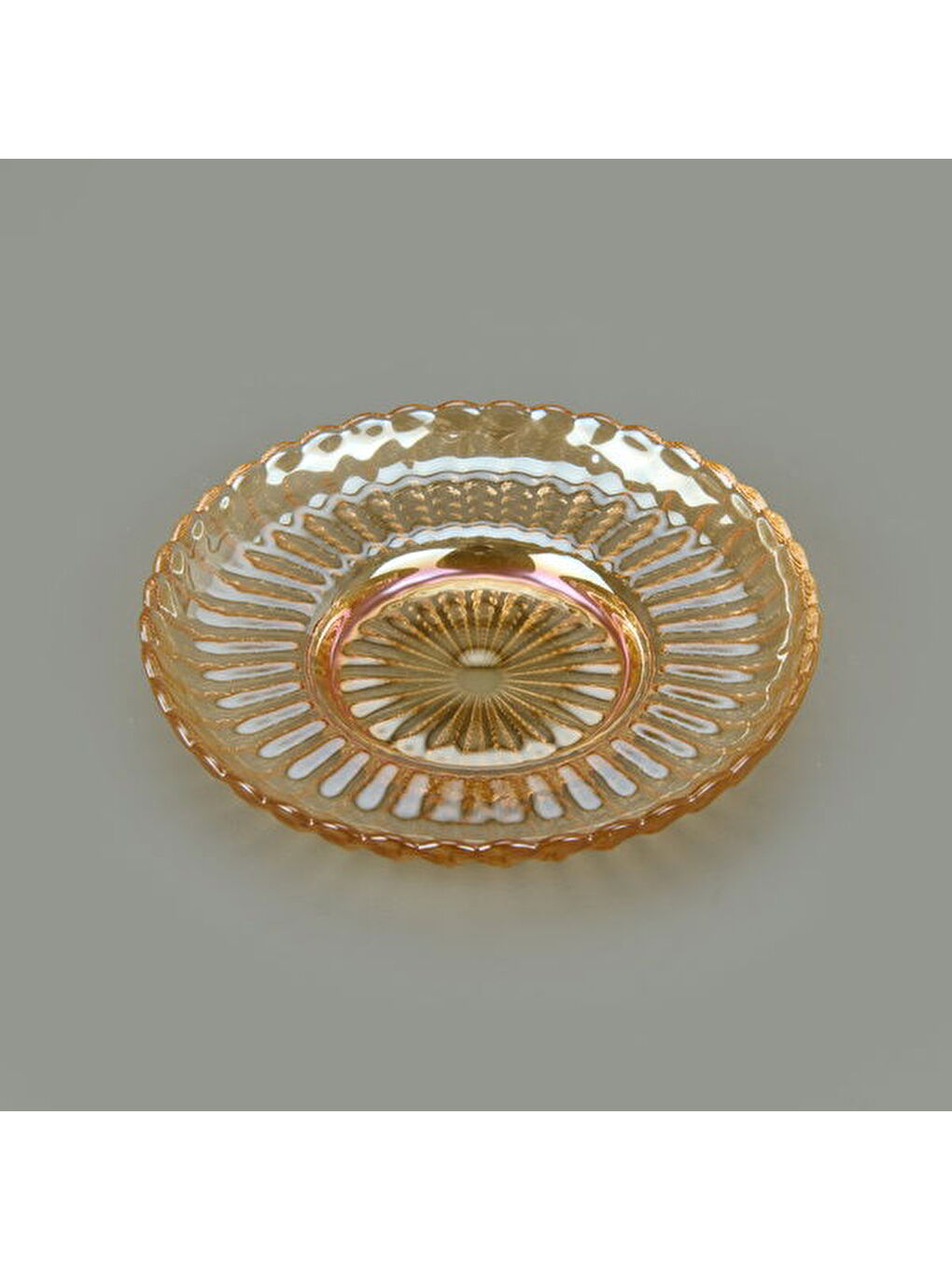 Evidea Sari Kitchen Anafor 6'lı Çay Tabağı - Altın - 12 cm - 1