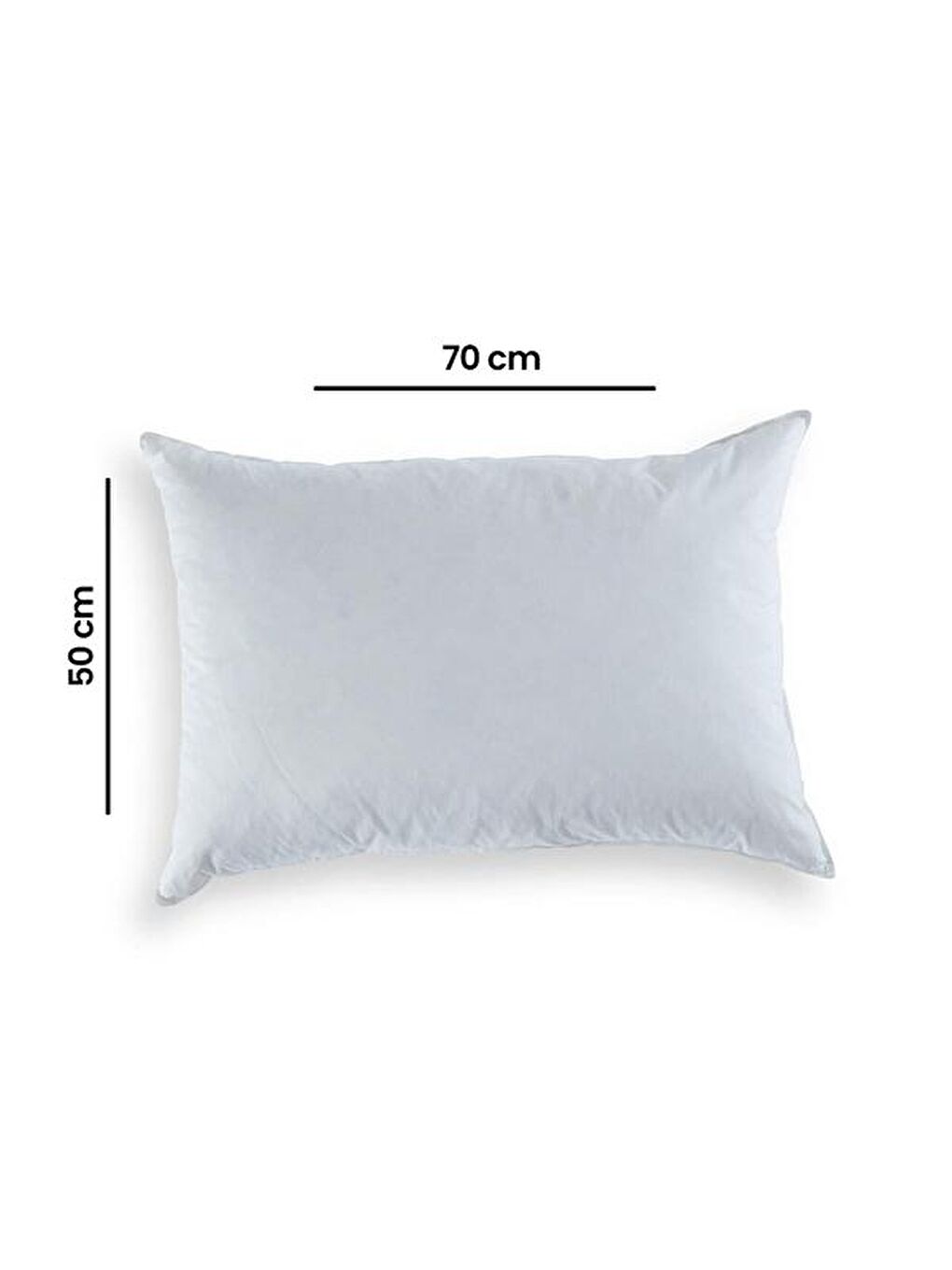 Beyaz Soft Kaz Tüyü Yastık - 50x70 cm-1