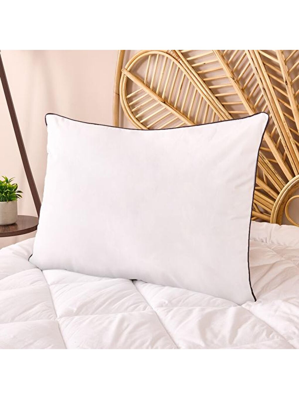Beyaz Soft Kaz Tüyü Yastık - 50x70 cm-3