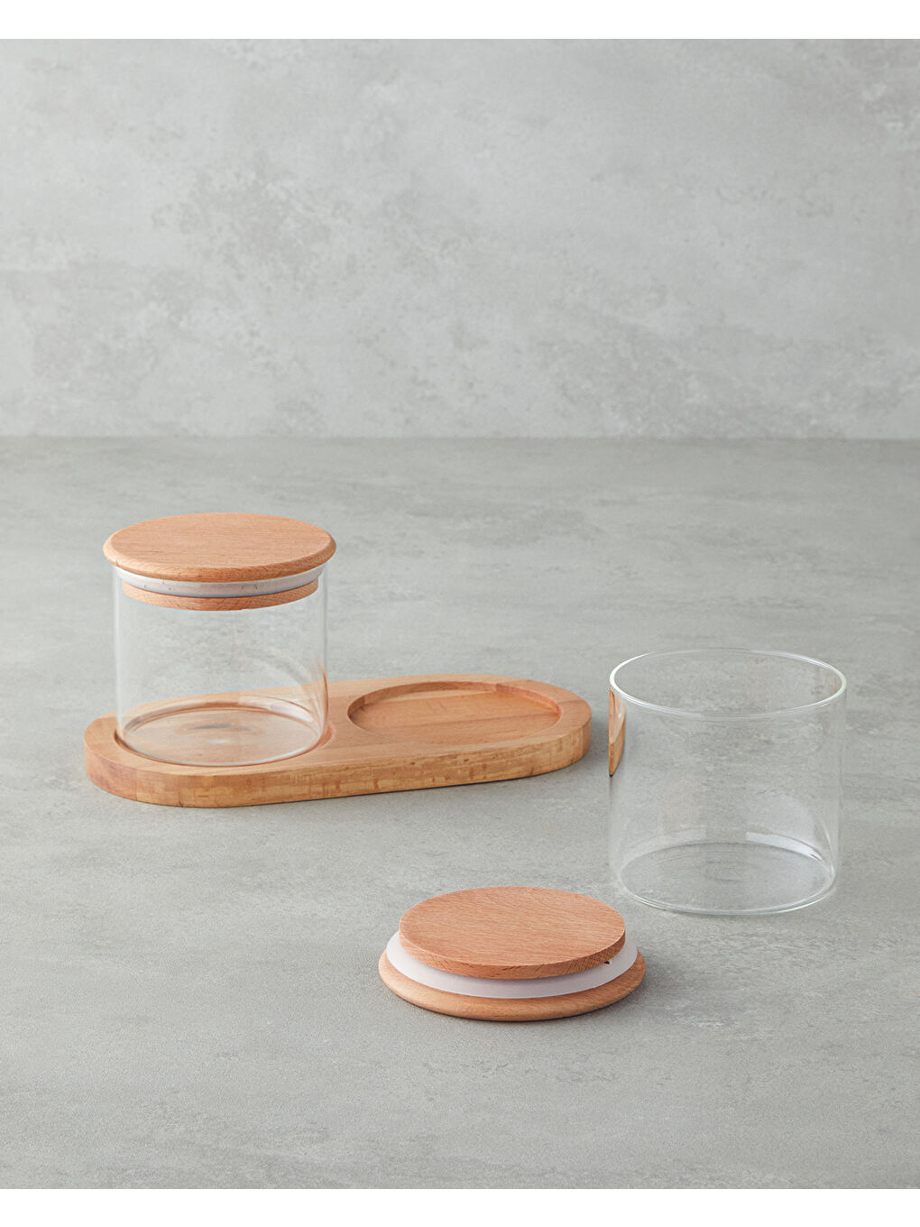 Renksiz Pablo Borosilikat 2'li Baharatlık 305 ml Şeffaf-1