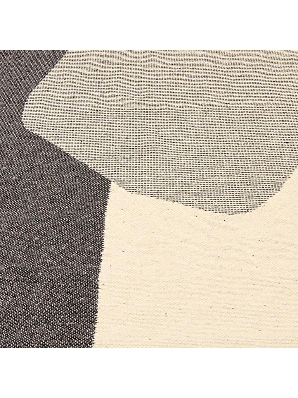 Soft Piedra Çift Taraflı Kilim - Gri - 80x150 cm-3