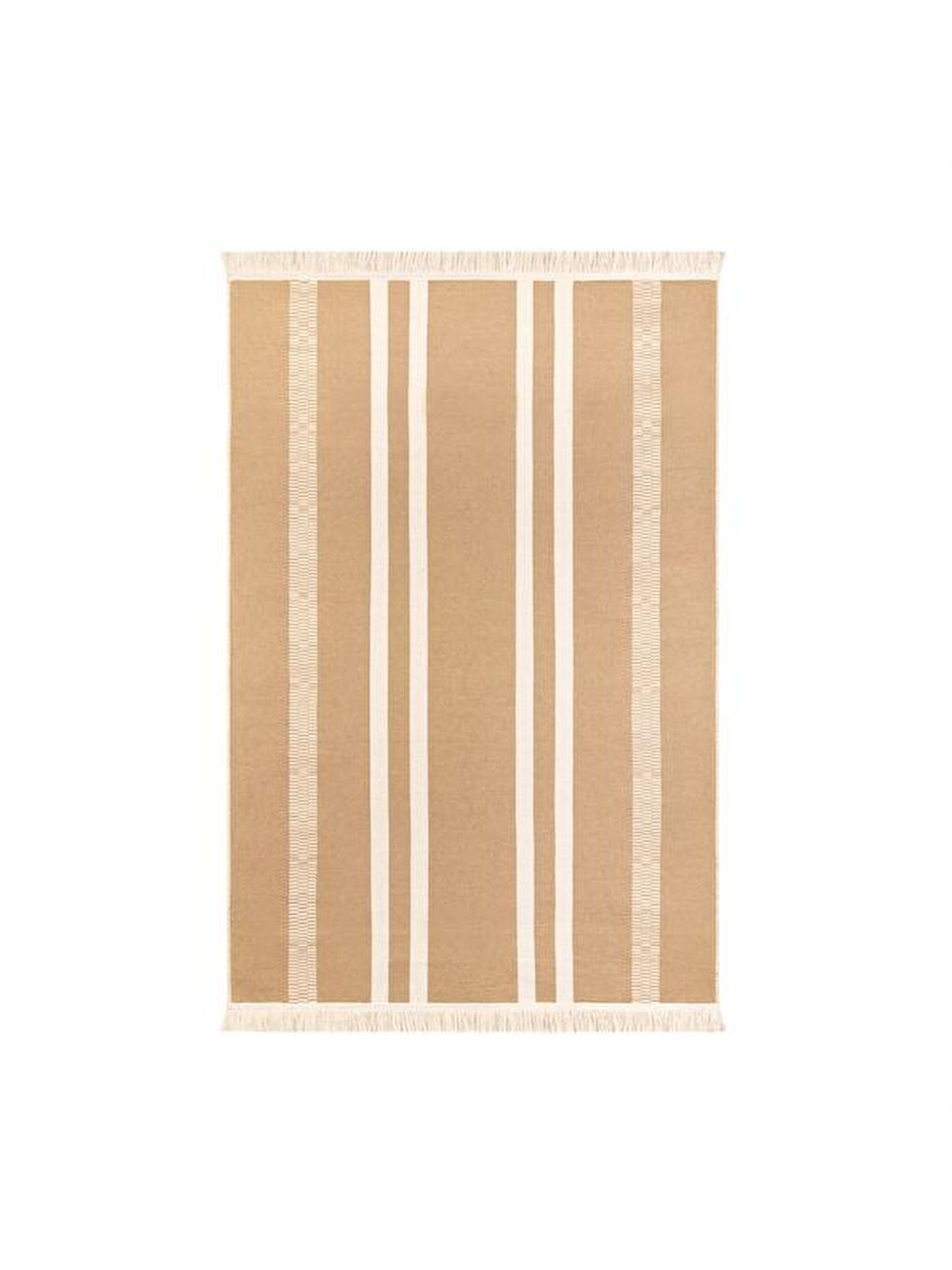 Evidea Soft Arya White Beige Kilim - Beyaz / Bej - 120x180 cm