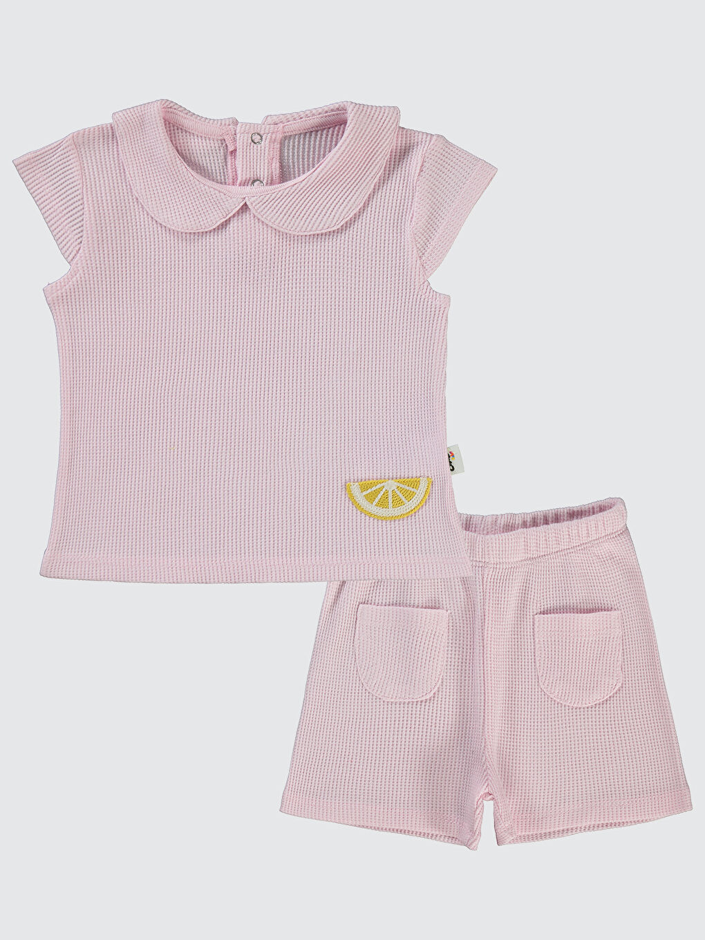 Baby Kız Bebek Şortlu Takım 6-18 Ay Pembe