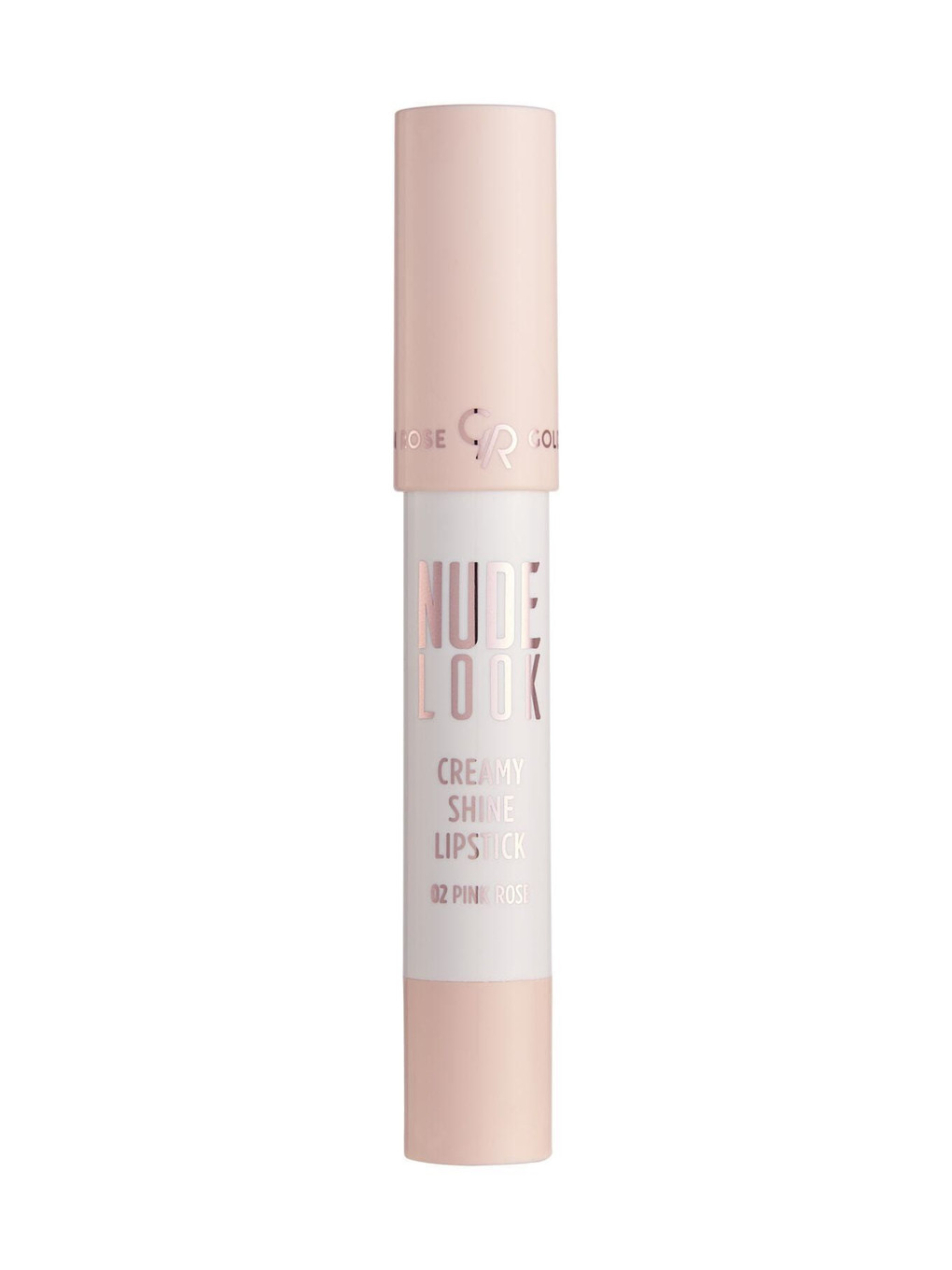 Nude Look Creamy Shine Lipstick 02 Pink Rose Shea Yağlı Kremsi Parlak Ruj 3,5 G