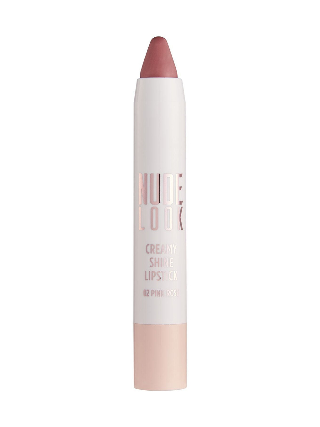 Nude Look Creamy Shine Lipstick 02 Pink Rose Shea Yağlı Kremsi Parlak Ruj 3,5 G-2