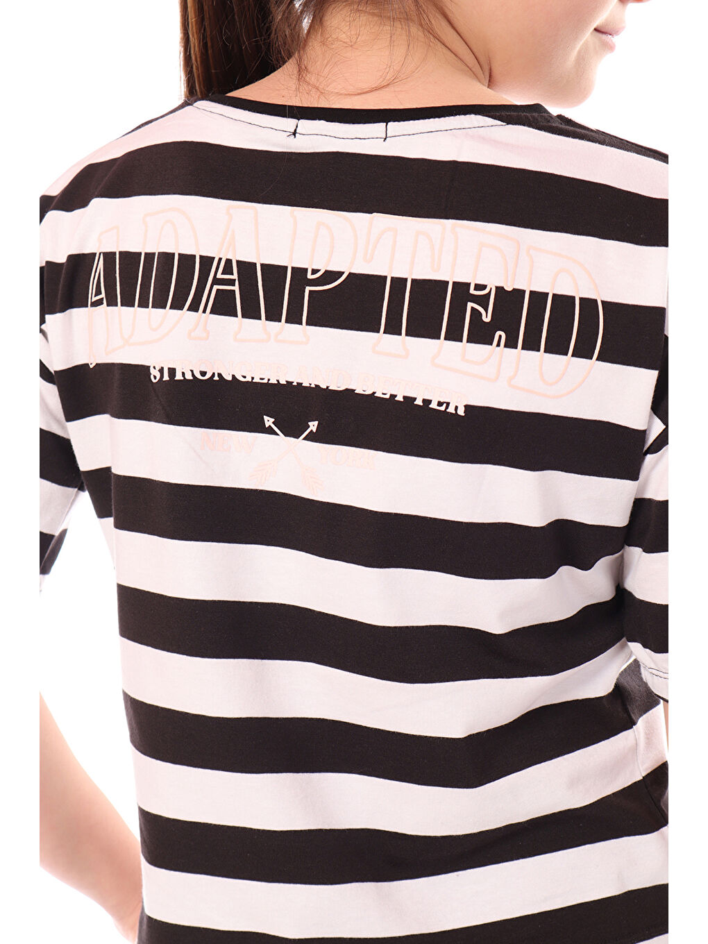 Siyah Kız Çocuk Tişört-2