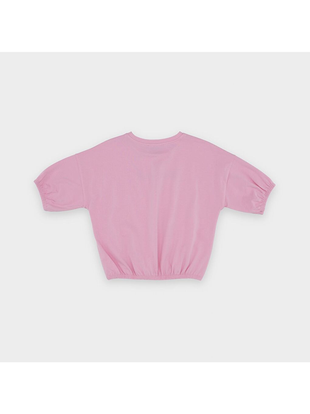 Panço Pembe Kız Çocuk  Baskı Detaylı T-Shirt - 7