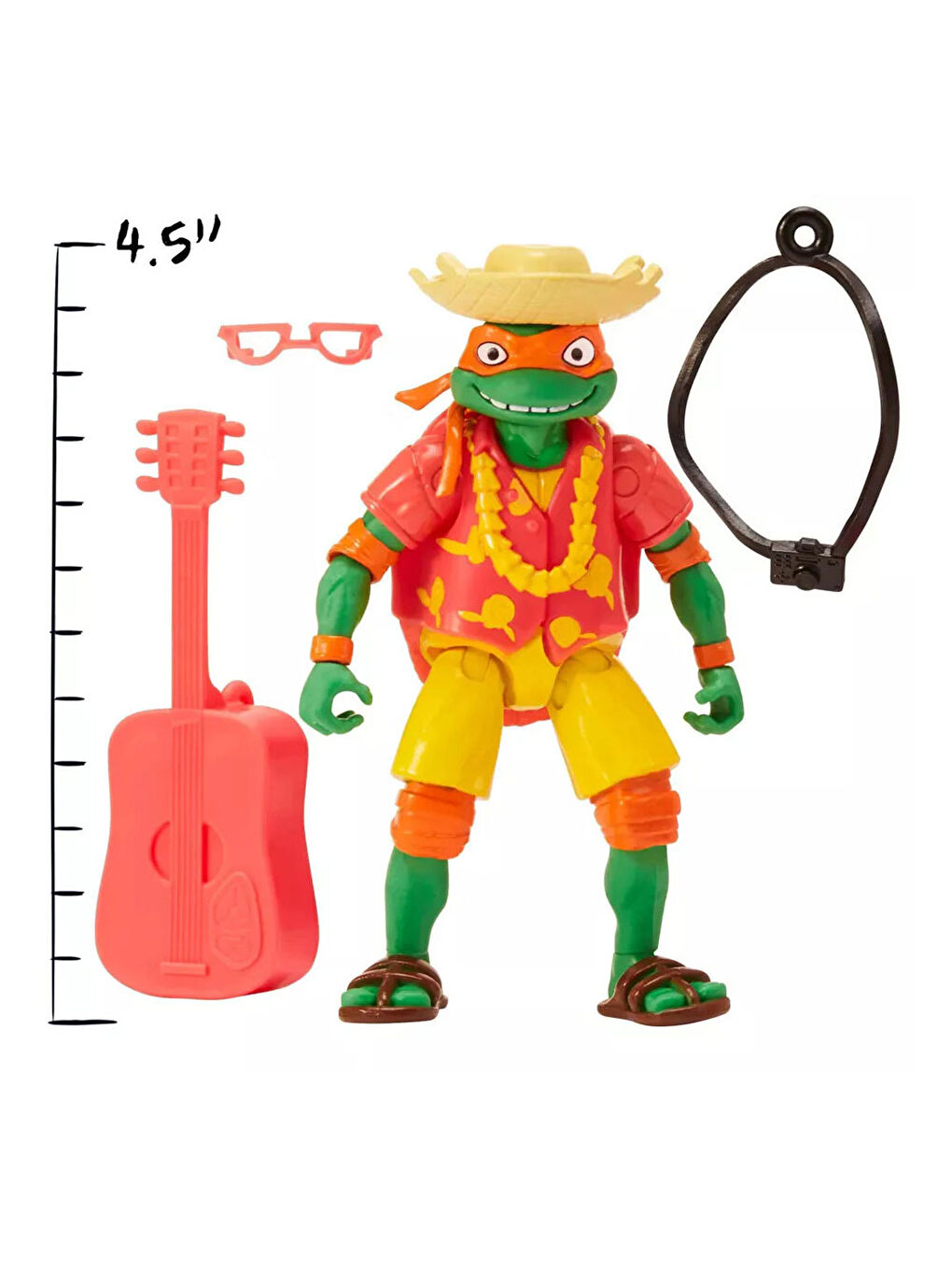 Ninja Turtles Renksiz Mutant Mayhem Aksiyon Figür Beach Bum Mikey W4-83269 - 4