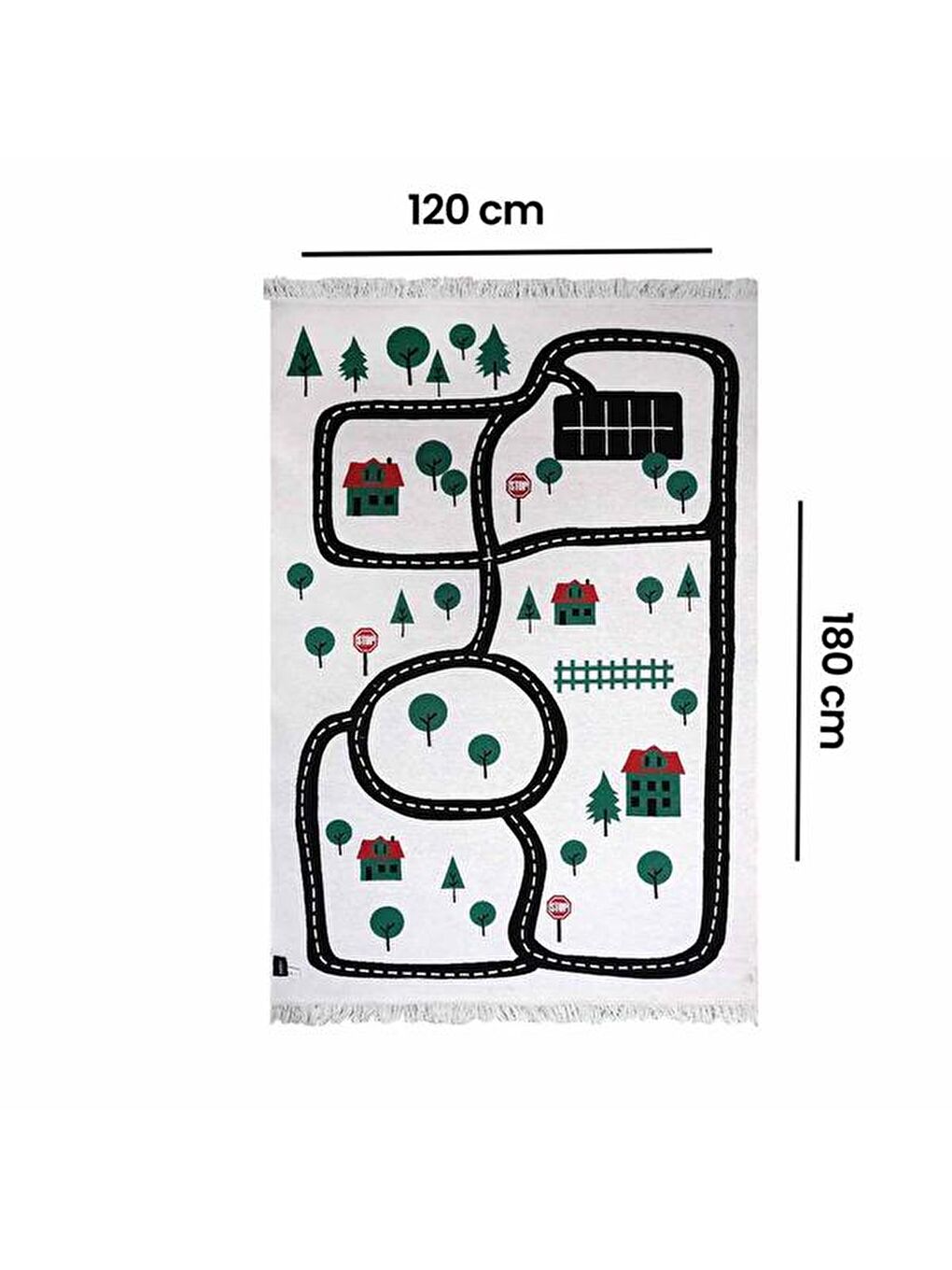 Karışık Kids Trafik Çocuk Halısı - 120x180 cm-3