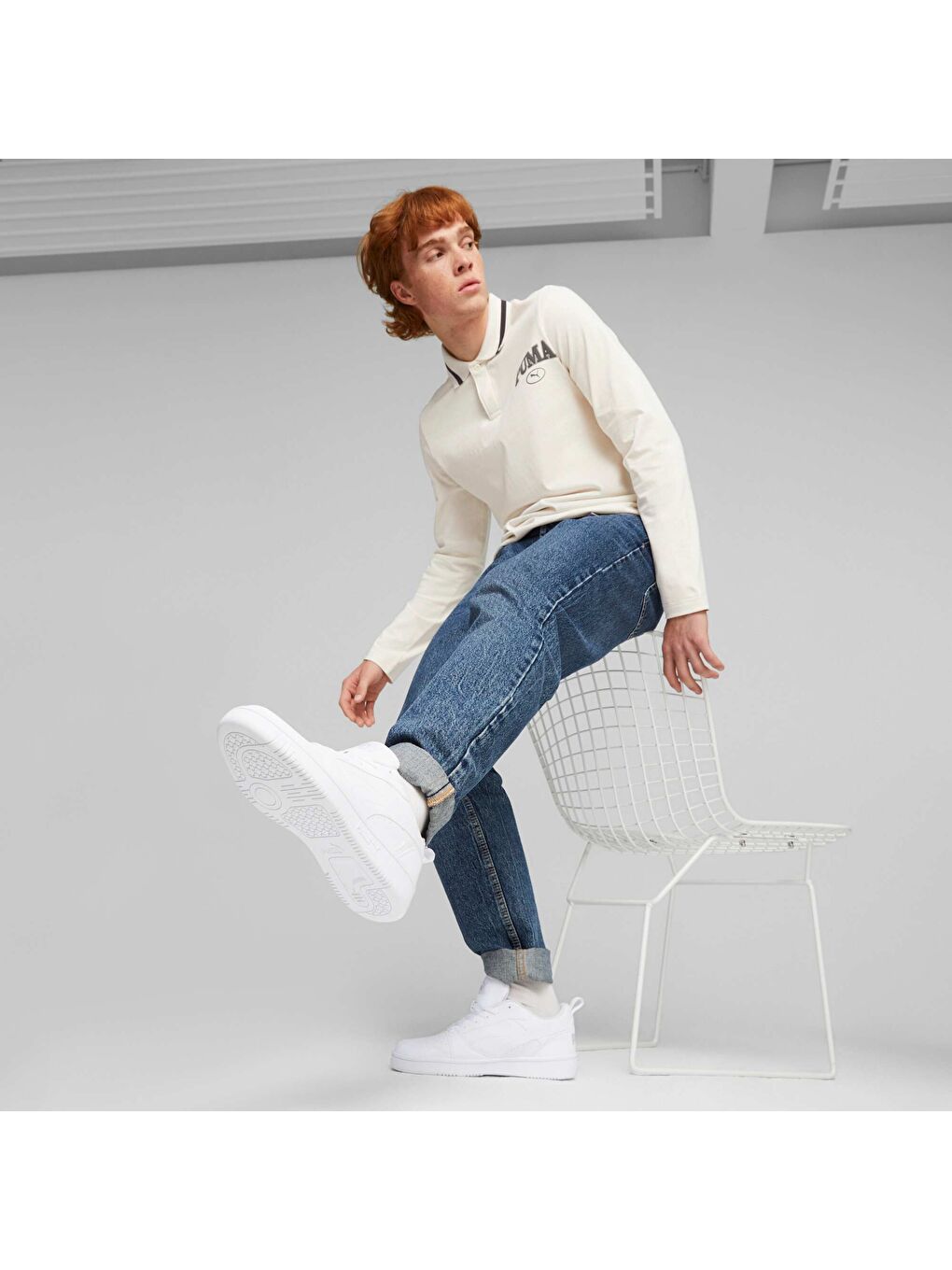 Beyaz Rebound V6 Low Ayakkabı-1