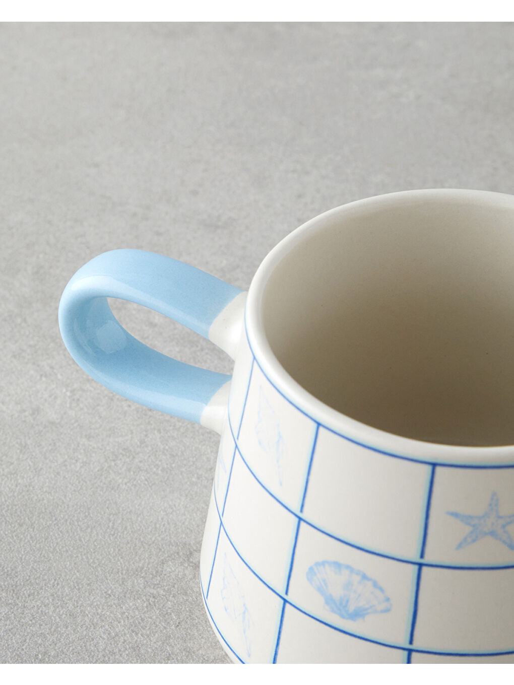 Shellstone Stoneware Kupa 340 ml Mavi-1