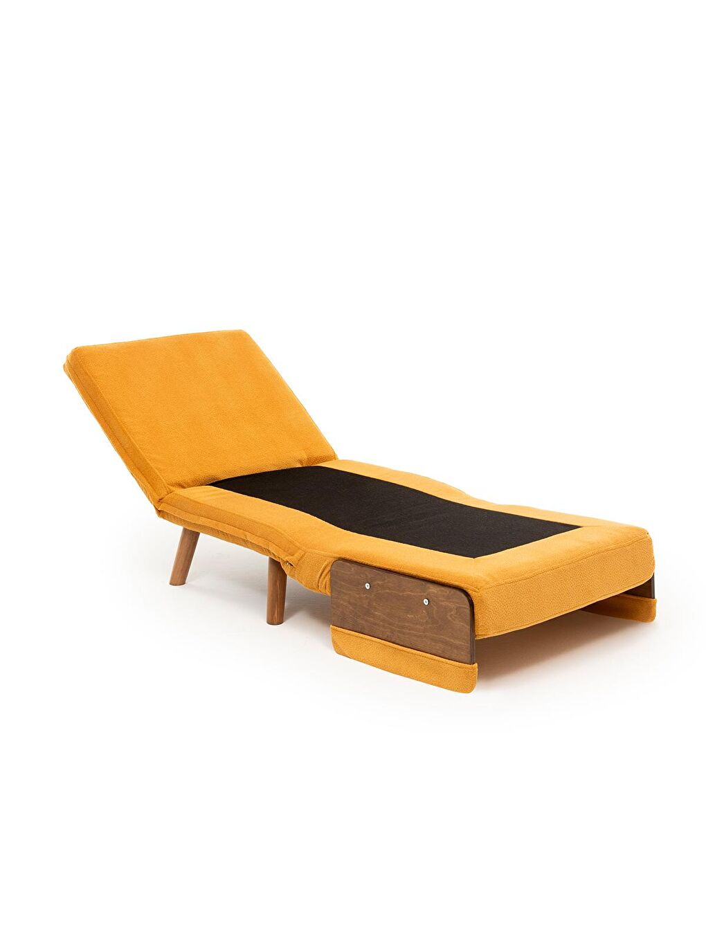 Sarı Cosmo Tekli Katlanır Yataklı Koltuk - Bohem Hardal-6
