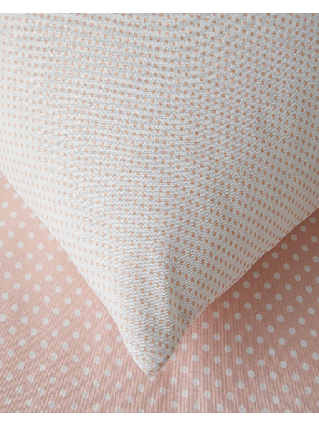 Pembe Sweet Dots Kolay Ütülenir Çift Kişilik Çarşaflı Nevresim Takımı 200x220 Cm Açık Mavi-5