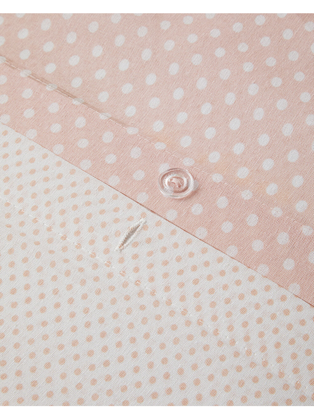Pembe Sweet Dots Kolay Ütülenir Çift Kişilik Çarşaflı Nevresim Takımı 200x220 Cm Açık Mavi-6