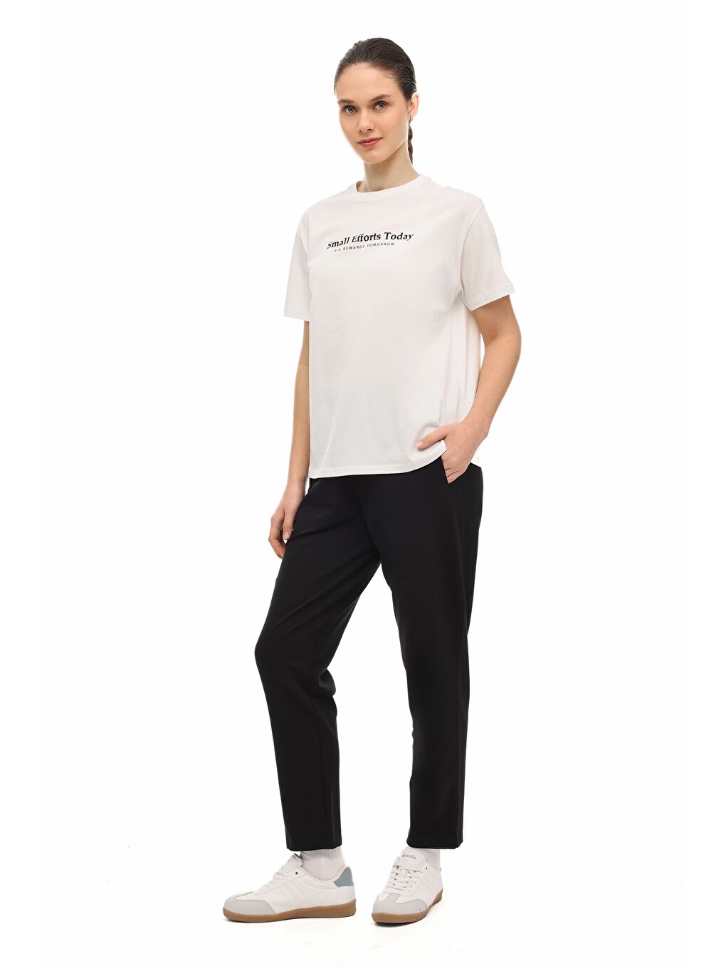 WB 22BLOOM-P SN84 6FX Siyah Kadın Eşofman Altı-2