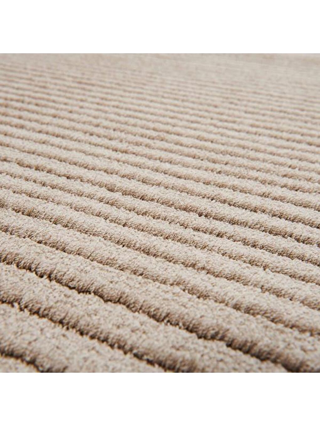Micro Shaggy Halı - Bej - 120x180 cm-3
